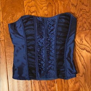 Gorgeous NEW Navy Corset w/Tags